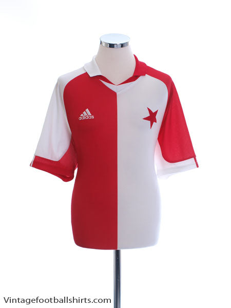 2001-03 Slavia Prague Home Shirt L Football Shirt