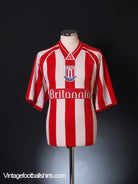 2001-03 Stoke City Home Shirt L Football Shirt