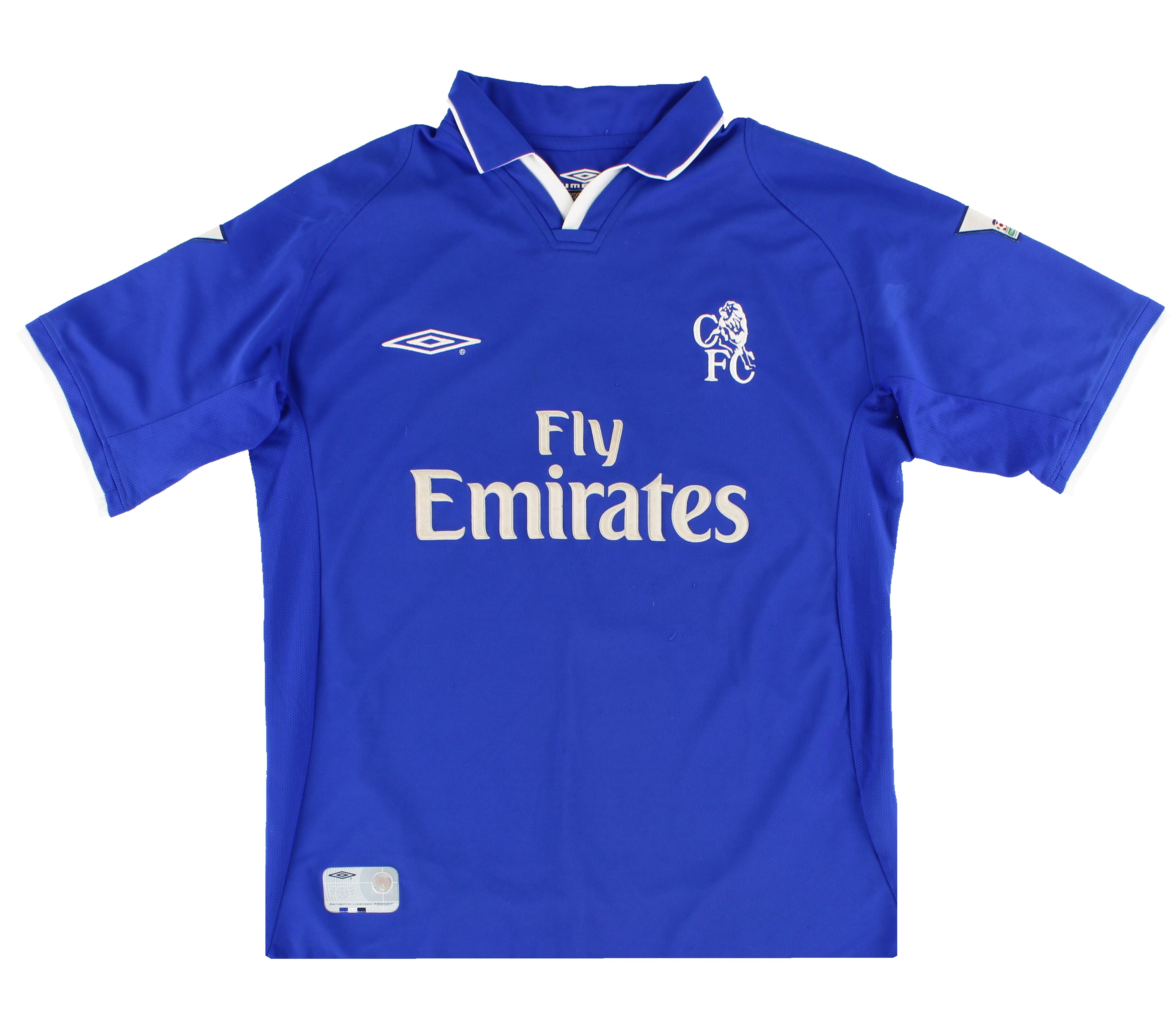 2001-03 Chelsea Umbro Home Shirt Desailly #6 M | Vintage Football