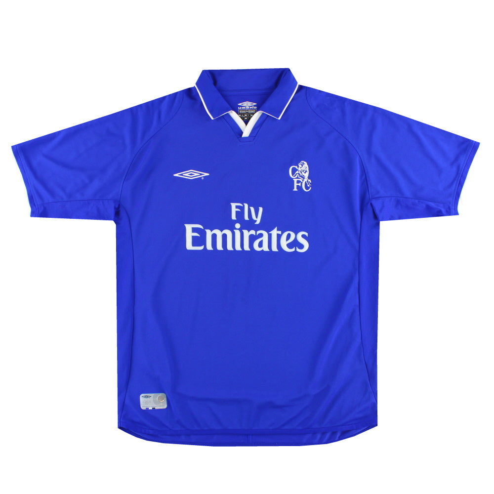 2001-03 Chelsea Umbro Home Shirt Lampard #8 XL | Vintage Football