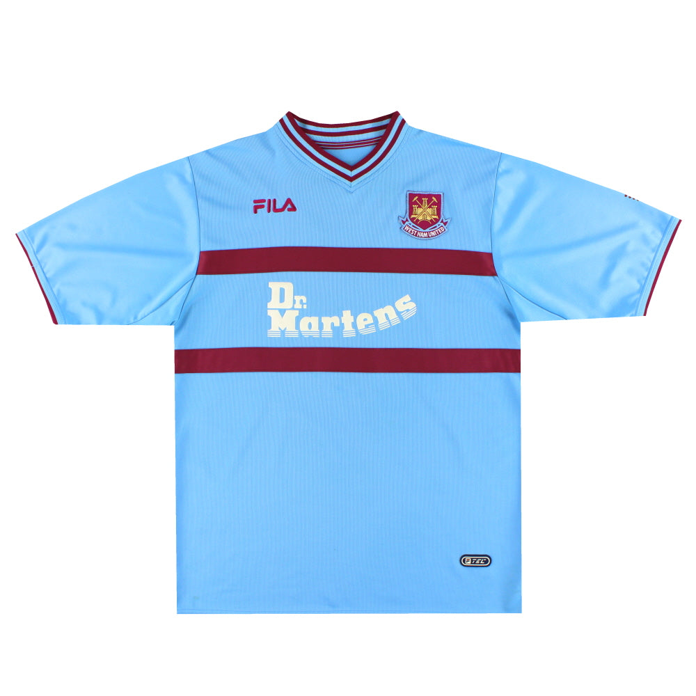 2001-03 West Ham Fila Away Shirt Sinclair #8 L | Vintage Football