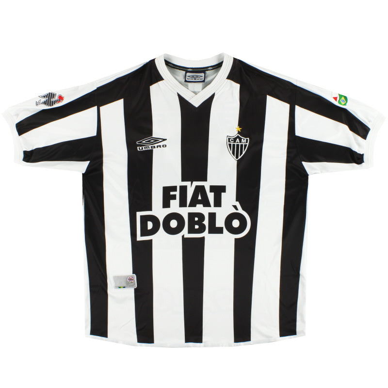 2001 Atletico Mineiro Umbro Home Shirt #7 XL Football Shirt