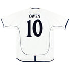 2001 England 'Germany 1 England 5' Home Shirt Owen #10 XL Football Shirt