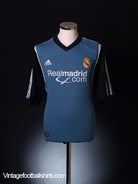 2001 Real Madrid Third Shirt L Football Shirt