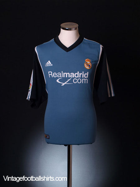 2001 Real Madrid Third Shirt L Football Shirt