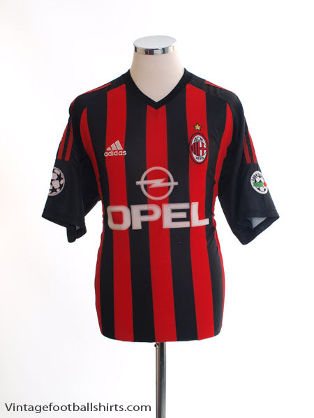 2002-03 AC Milan Home Shirt XL Football Shirt