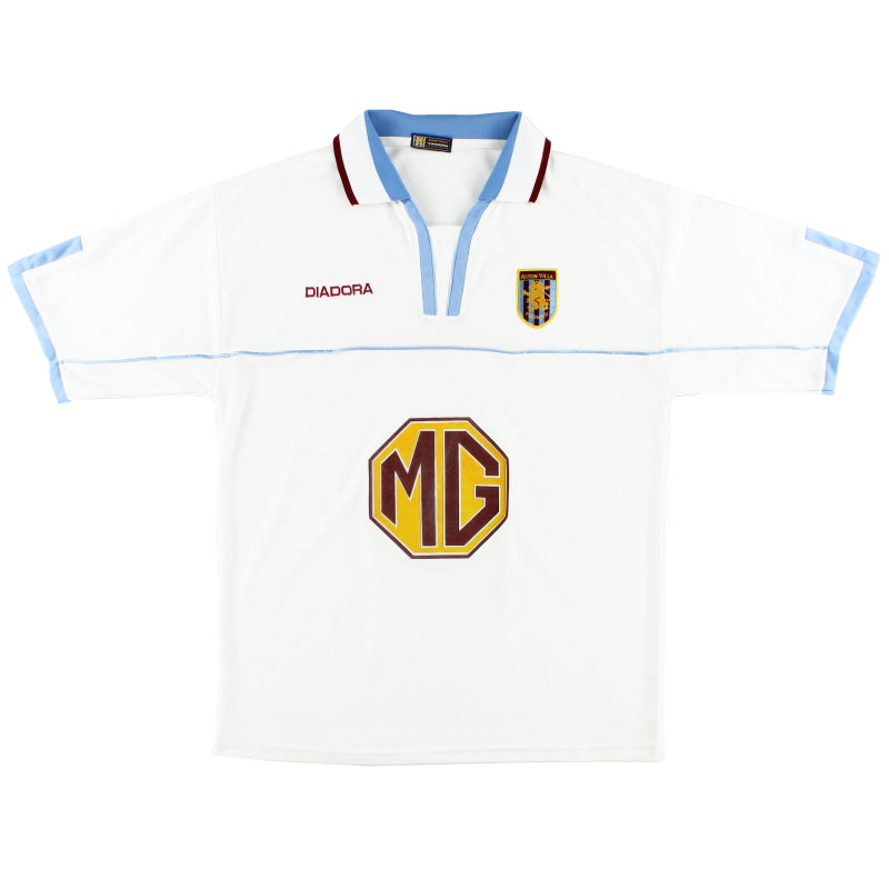 2002-03 Aston Villa Diadora Away Shirt L Football Shirt