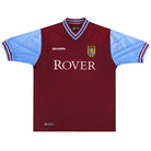 2002-03 Aston Villa Diadora Home Shirt M Football Shirt