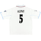 2002-03 Aston Villa Diadora Match Issue Away Shirt Alpay #5 XL Football Shirt
