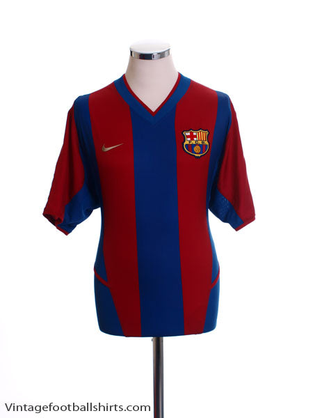 2002-03 Barcelona Home Shirt Luis Enrique #21 M | Vintage Football