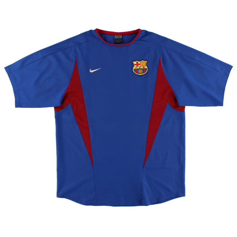 2002-03 Barcelona Training Shirt L Training Shirt