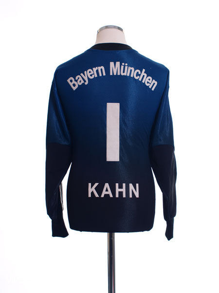 2002-03 Bayern Munich Goalkeeper Shirt Kahn #1 M Football Shirt