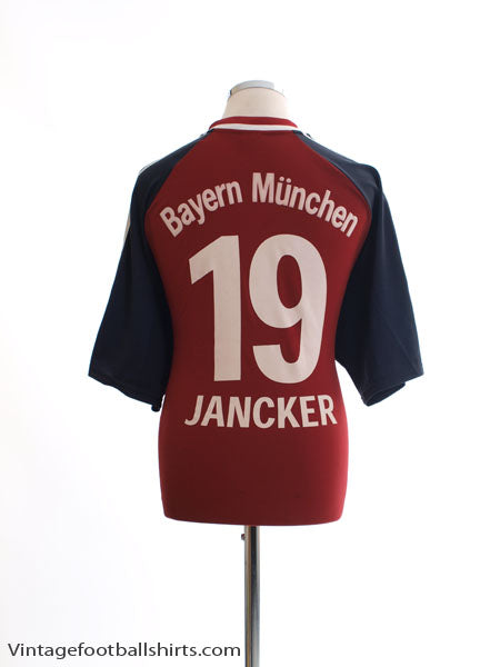2002-03 Bayern Munich Home Shirt Jancker #19 XL Football Shirt