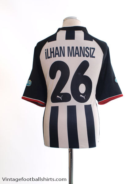 2002-03 Besiktas Centenary Away Shirt Ilhan Mansiz #26 XL Football Shirt