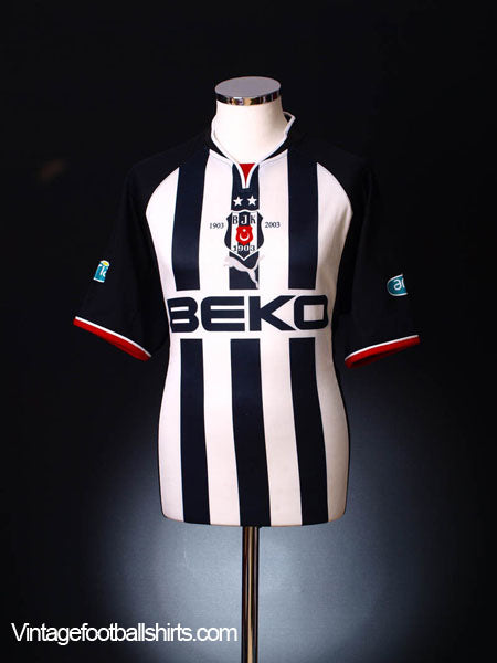 2002-03 Besiktas Centenary Away Shirt XL Football Shirt