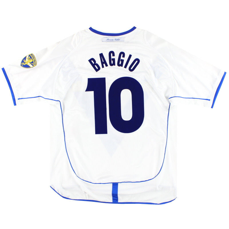 2002-03 Brescia Umbro Away Shirt Baggio #10 *Mint* L Football Shirt