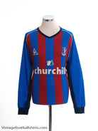 2002-03 Crystal Palace Home Shirt L/S L Football Shirt