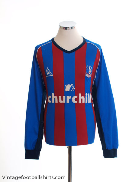 2002-03 Crystal Palace Home Shirt L/S L Football Shirt