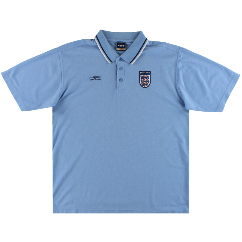 2002-03 England Umbro Polo Shirt L Polo Shirt