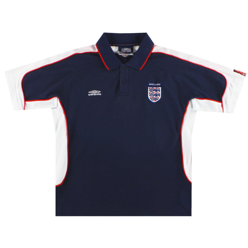 2002-03 England Umbro Polo Shirt S Polo Shirt