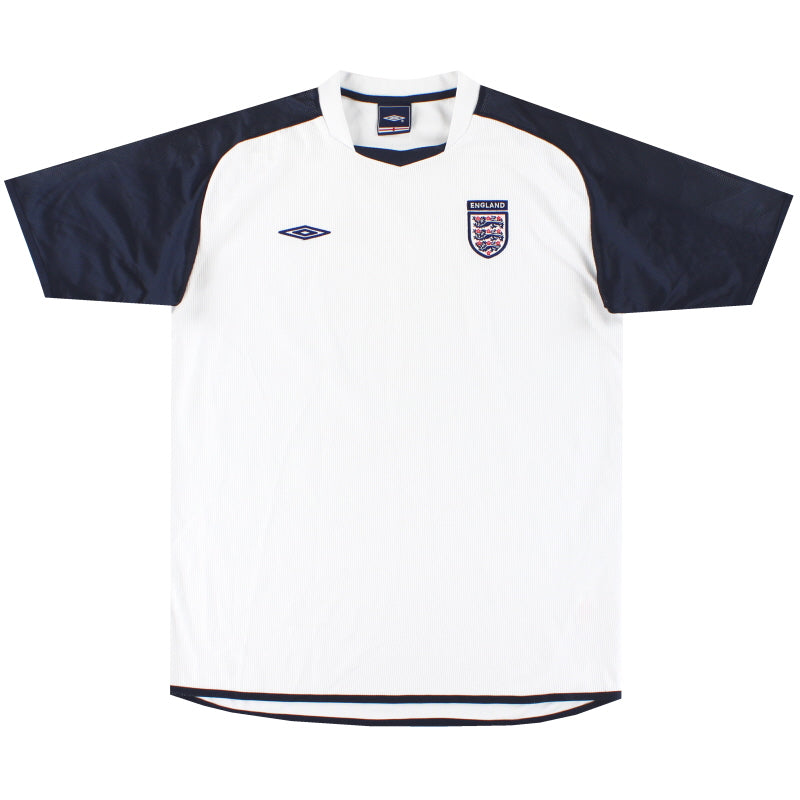 激レア2002-03 イングランド代表Umbro Training Shirt 2002-03 England Umbro Training Shirt L | Vintage Football Shirts