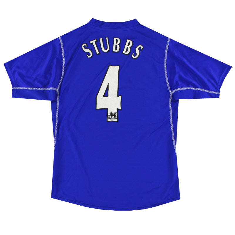 2002-03 Everton Puma Home Shirt Stubbs #4 L | Vintage Football Shirts