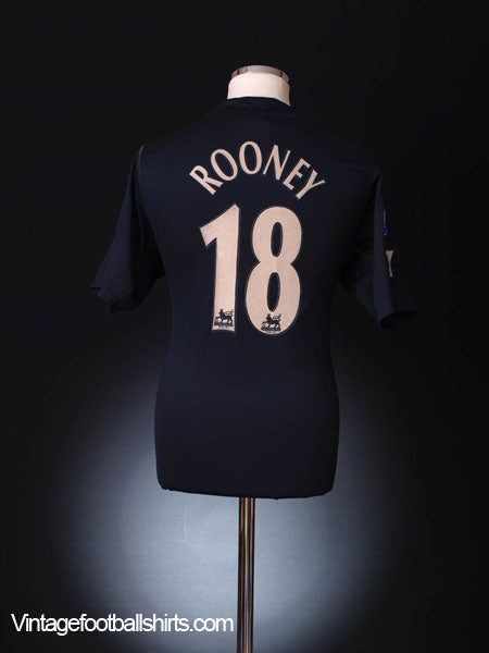 2002-03 Everton Third Shirt Rooney #18 L Football Shirt