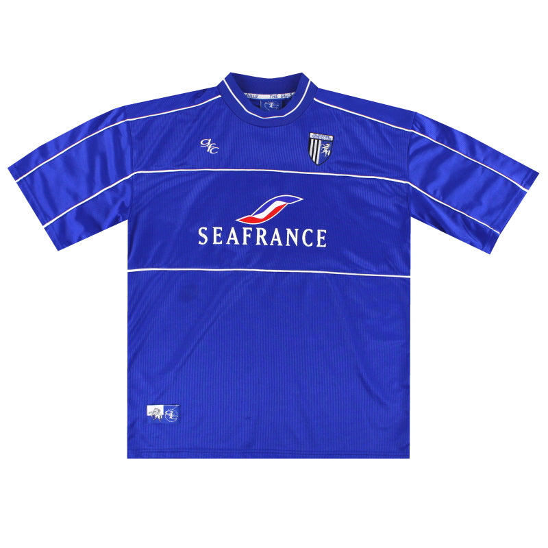 Maillot De Football Extérieur Gillingham 2002/03 - Taille XL Adulte - Blanc - Édition B205