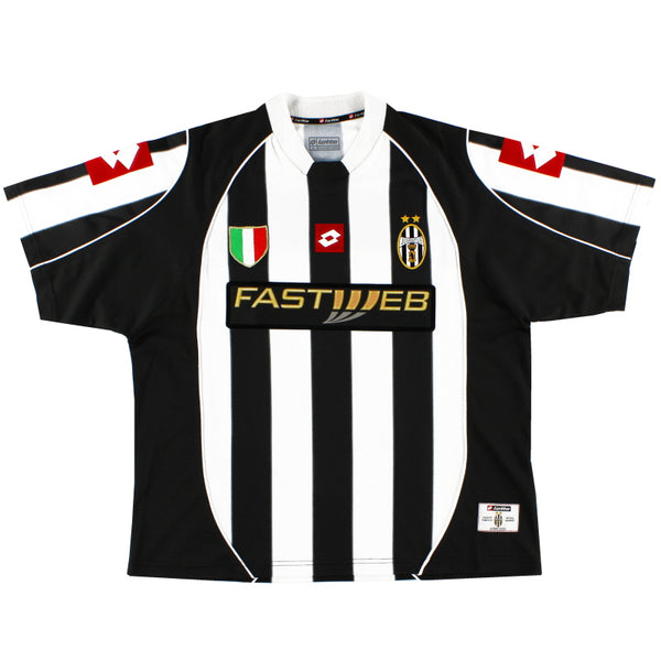 2002-03 Juventus Lotto Home Shirt XL | Vintage Football Shirts