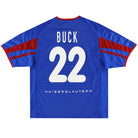 2002-03 Kaiserslautern Nike Signed Away Shirt Buck #22 L Football Shirt