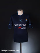 2002-03 Lazio Away Shirt M Football Shirt