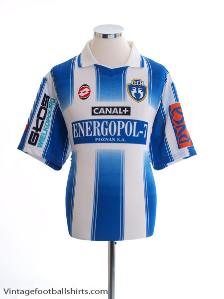 2002-03 Lech Poznan Home Shirt *Mint* L Vintage Football Shirts