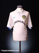 2002-03 Leeds Home Shirt M.Boys Football Shirt