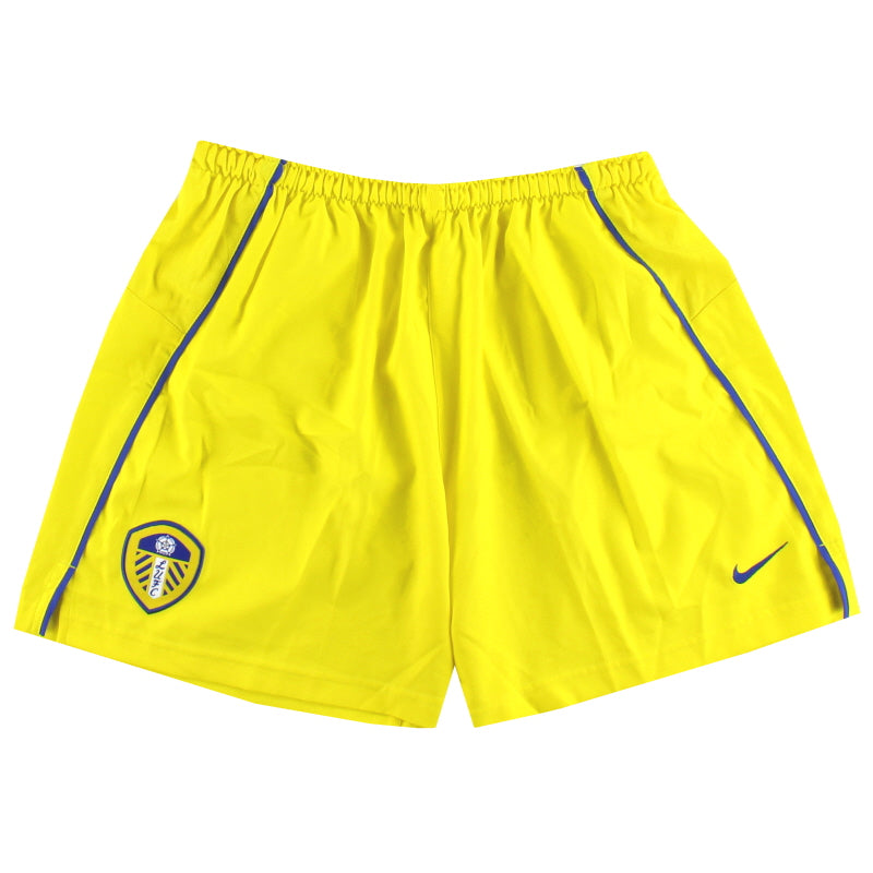 2002-03 Leeds Nike Away Shorts *Mint* L Football Shorts