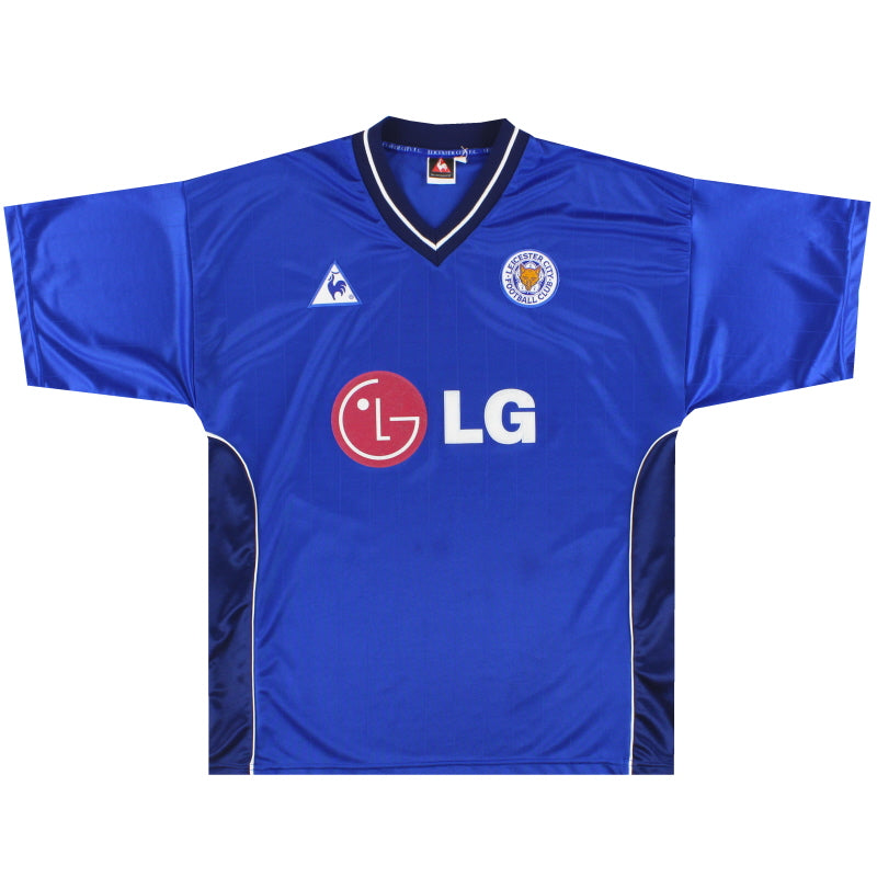 2002-03 Leicester Le Coq Sportif Home Shirt L Football Shirt