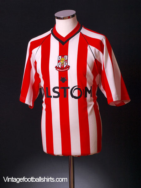 2002-03 Lincoln City Home Shirt L Football Shirt