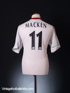 2002-03 Manchester City Away Shirt Macken #11 M Football Shirt