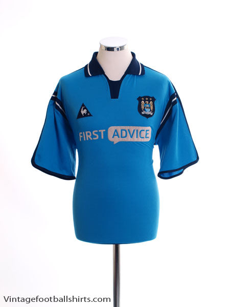 2002-03 Manchester City Home Shirt M Football Shirt
