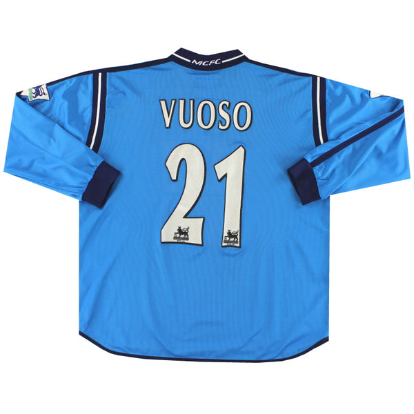 Maillot FC Lucerne Jako 2001-2002 - Player Issue - Porté (bleu) - Suisse