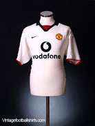 2002-03 Manchester United Away Shirt S Football Shirt