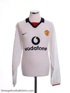 2002-03 Manchester United Away Shirt L/S *BNWT* XXL Football Shirt
