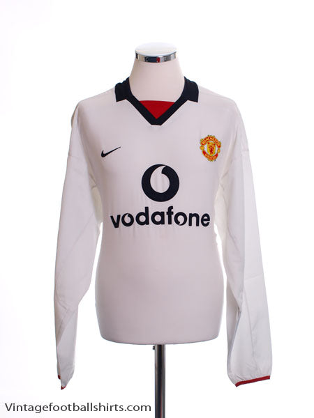 2002-03 Manchester United Away Shirt L/S *BNWT* XXL Football Shirt