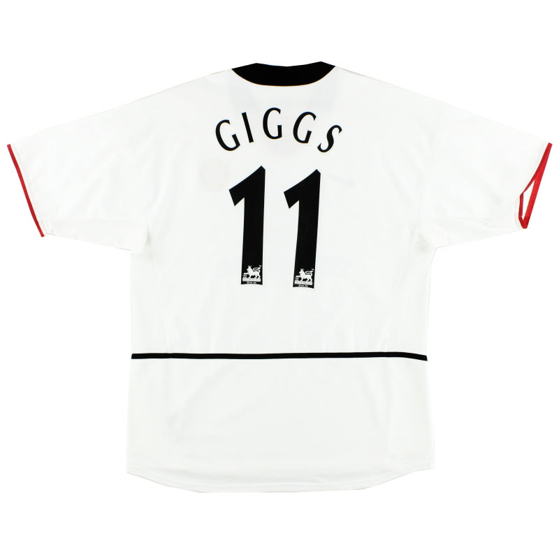 2002-03 Manchester United Nike Away Shirt Giggs #11 *Mint* L