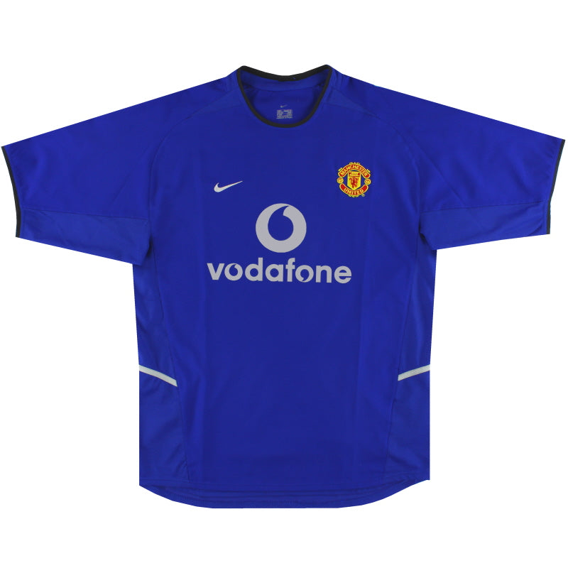 高速 割引 2025 西日本 2002-03 Manchester 184955-400 L Shirt Third Nike United ウェア