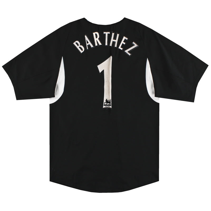 2002-03 Manchester United Nike Training Shirt Barthez #1 S Training Shirt