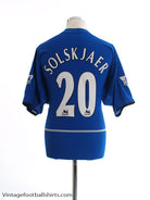 2002-03 Manchester United Third Shirt Solskjaer #20 L Football Shirt