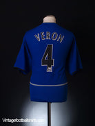 2002-03 Manchester United Third Shirt Veron #4 XL Football Shirt