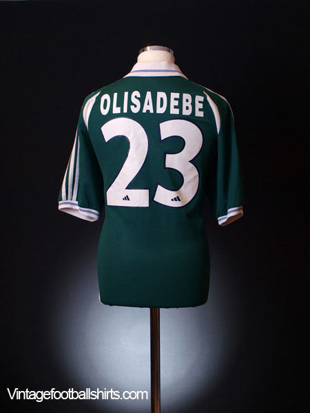 2002-03 Panathinaikos Home Shirt Olisadebe #23 XL Football Shirt