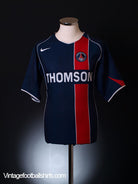 2002-03 Paris Saint-Germain Home Shirt S Football Shirt