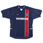 2002-03 Paris Saint-Germain Nike Player Issue Home Shirt L Football Shirt